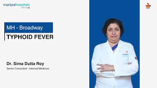 Typhoid Fever  Dr Sima Dutta Roy  MBK [upl. by Sudbury]