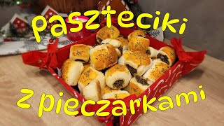 Paszteciki drożdżowe z pieczarkami [upl. by Irfan]