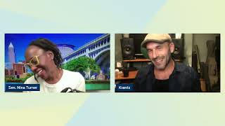 KRANTZ Senator Nina Turner interviews KRANTZ about his music activism project [upl. by Iegres]