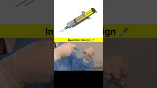 3D Animation  How Syringe Injection Work 📌 syringe injection cad animation [upl. by Enelaj]