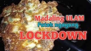 Matipid  Masarap at Napakadaling Lutuin  LOCKDOWN Recipe [upl. by Annadiana167]