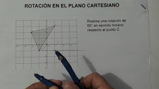 Rotación en el plano cartesiano [upl. by Affay]