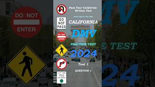 California Driving Test 2024 T1 Q1 [upl. by Ithnan]