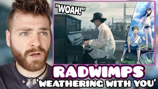 First Time Reacting to WEATHERING WITH YOU Anime  RADWIMPS OST  Tenki no Ko  New Anime Fan [upl. by Meekyh]