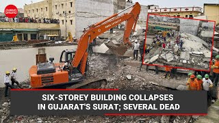 Surat building collapse Death toll on the rise [upl. by Teik]