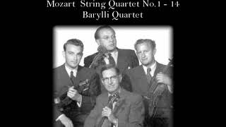 Mozart  String Quartet No 1  14 Barylli Quartet [upl. by Hsara]