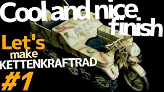 new Tamiya 135 SdKfz2 KETTENKRAFTRAD [upl. by Calandria]