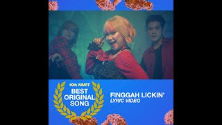 FINGGAH LICKIN LYRIC VIDEO  Becky And Badette  Eugene Domingo [upl. by Hernando]