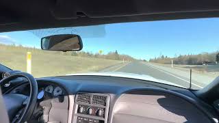 700HP 2003 SVT Ford Mustang Terminator Cobra WOT Pull Merge Onto Highway [upl. by Stace853]