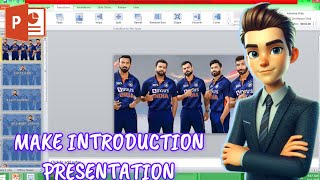 How to Make Introduction Presentation in Powerpoint [upl. by Nnov740]