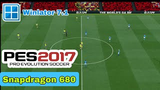 Pes 2017 Android Grafik mirip PS5  Winlator 71 Snapdragon 680  Pes winlator 240724 [upl. by Annoved]