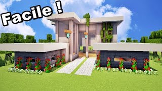 MINECRAFT TUTO MANSION FACILE A FAIRE [upl. by Nowed]