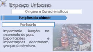 Origem e Características das Grandes Cidades [upl. by Llemij]