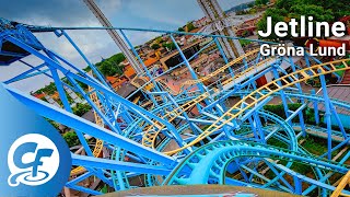 Jetline front seat onride 5K POV 60fps Gröna Lund Grona Lund [upl. by Rumney]