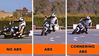 KTM  ABS and Cornering ABS Explained  Motorcycle Stability Control [upl. by Herm843]