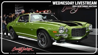 2024 SCOTTSDALE WEDNESDAY LIVESTREAM  Wednesday January 24  BARRETTJACKSON 2024 AUCTION [upl. by Yragerg]