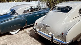 Hanging out in the backyard with my 1950 Chevy Fleetline amp 1952 Chevy Styleline [upl. by Edmea646]