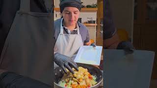 paella بايلا باللقطينه مع ثمار البحر paella food pumpkin [upl. by Innor]