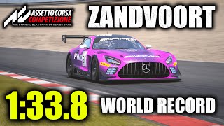 ACC  MERCEDES GT3 EVO HOTLAP  ZANDVOORT  133887 [upl. by Zil378]