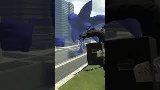 Sonic Shin vs Tvman army di Garrys Mod [upl. by Jill]