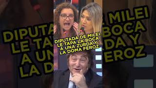 DIPUTADA DE MILEI LE PARÓ EL CARRO A ZURDA Y LA DOMÓ argentina casta milei diputados [upl. by Bertha123]