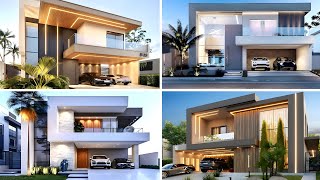 50 MODERN DOUBLE STOREY HOME DESIGNS 2024  FRONT ELEVATION DESIGN FOR HOME 2024  HOUSE DESIGNS [upl. by Dieter]