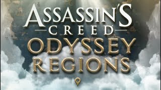 Assassins creed ODYSSEY ALL LOCATIONS  REGIONS MAP [upl. by Lyndsay]