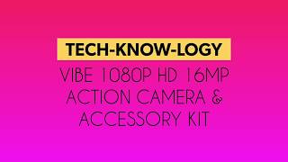 Argos Vibe 1080p Full HD wifi action camera with accessories Kit uk [upl. by Salvay994]