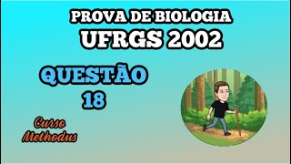 18 de 2002 da prova de biologia da UFRGS  Na tabela que segue são fornecidas as percentagens de [upl. by Okiruy]