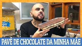 COMO FAZER PAVÊ DE CHOCOLATE E CREME DA MINHA MÃE  AnaMariaBrogui [upl. by Maurilla]