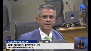 FUNDEB  Deputado Coronel Azevedo cobra pagamento das parcelas aos municípios [upl. by Read]