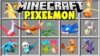 Minecraft PIXELMON MOD  CATCH POKEMON BATTLE GYMS FIND LEGENDARIES amp MORE [upl. by Ebaj]