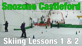 Snozone Castleford  Skiing Lessons 1 amp 2 [upl. by Celio60]