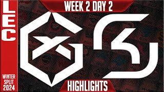 GX vs SK Highlights  LEC Winter 2024 Week 2 Day 2  GiantX vs SK Gaming [upl. by Egamlat]