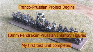 FrancoPrussian Project Begins using 10mm Pendraken Miniatures [upl. by Ddat]