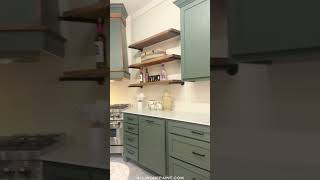 Green Paint Kitchen Makeover [upl. by Haneekas70]