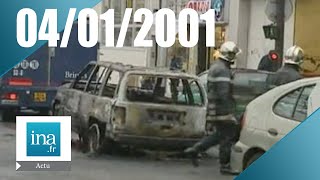 20h France 2 du 4 janvier 2001  Augmentation de la délinquance en France  Archive INA [upl. by Iramat]