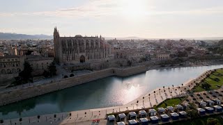 Palma de Mallorca 🇪🇸 4K  Aerial Footage [upl. by Reisman339]