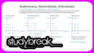 Skalenniveau Nominalskala Ordinalskala  Diagnostik [upl. by Landbert899]