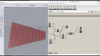 hyperbolic paraboloid via grasshopper [upl. by Salim]