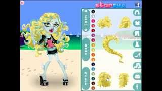 Monster High Chibi Lagoona Blue Dress Up [upl. by Eneja412]