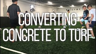 Converting Concrete to Turf  Fast and Easy [upl. by Rodavlas]