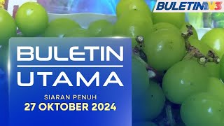 KPKM Siasat ‘Shine Muscat’ Didakwa Ada Kimia Berbahaya  Buletin Utama 27 Oktober 2024 [upl. by Ailes]