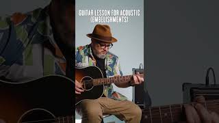 Learn How to Play Acoustic Embellishments on Guitar [upl. by Jr925]