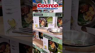 COSTCO Tramontina TriPly Clad Stainless Steel Fry Pan Set 2piece 2299 costcoshopping shorts [upl. by Leander]