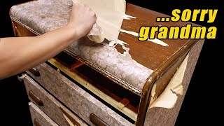 Restoring Grandmas Dresser [upl. by Niryt660]