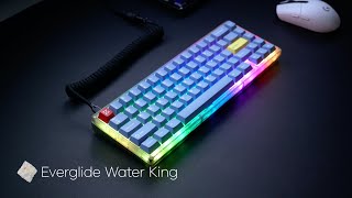 KBD67 LITE R2 Water King Switches Sound Test  Aqua King [upl. by Sessilu]