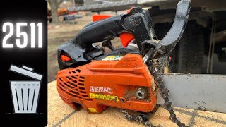 Echo 2511 chainsaw why people think it is worthless [upl. by Regdirb]