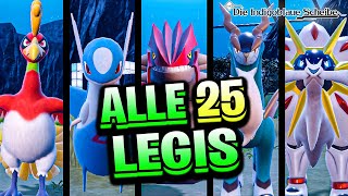 Fundorte aller 25 legendären Pokemon  Karmesin amp Purpur quotDie Indigoblaue Scheibequot DLC [upl. by Akisej]