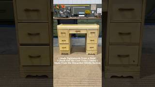 Transformed Desk into Nightstands  DIY Trim from Original Piece [upl. by Suiremed]